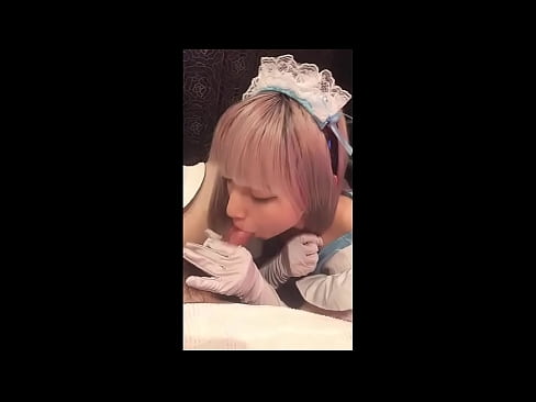 ❤️ Japonski idol [mayuka], kostum francoske služkinje, 1. del, fafanje in onaniranje z losjonom Anal porn pri nas ☑